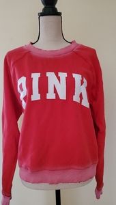 Pink Collegiate Crew Neck